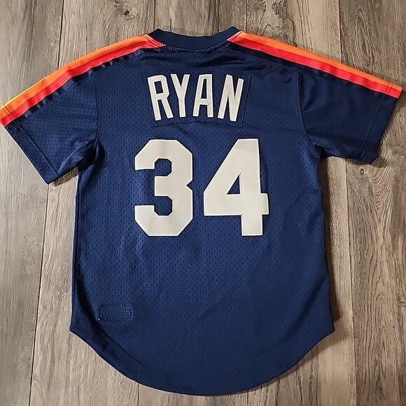 Mitchell & Ness Cooperstown Collection Houston Astros Nolan Ryan Jersey S 32 - Picture 3 of 4
